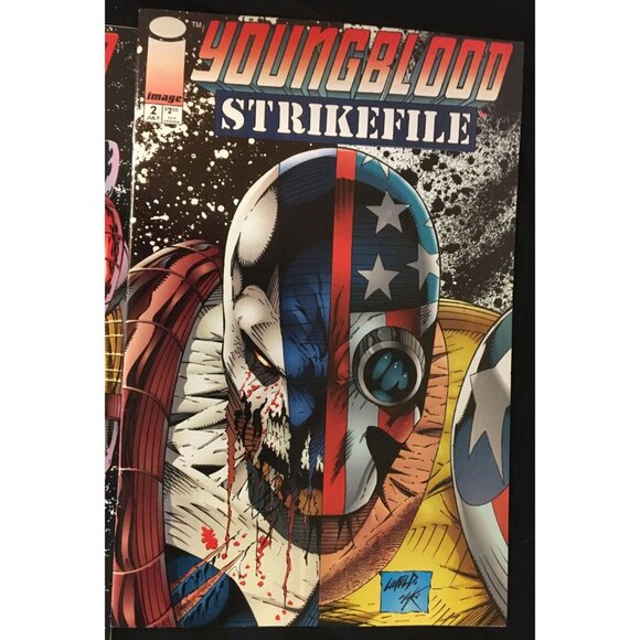 Youngblood Comic Book Mixed Lot of 8 with Alternate Cover Art Circa 1993-1995 - Picture 7 of 9